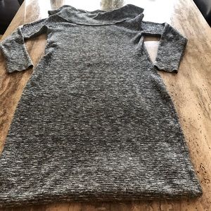 ❤️‍🔥 Comfy Cow neck cotton blend mid dress Moth